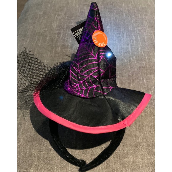 Light up Witch Hat Headband - Picture 1 of 3